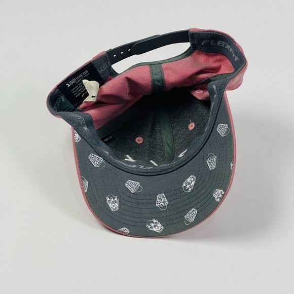 Flexfit One Ten Travis Mathew Buckets Golf Golfer Mens Pink SnapBack Ball Cap - Picture 4 of 6